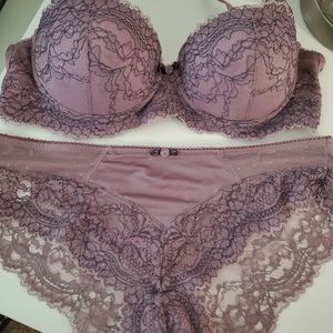 Dusty Rose Lingerie Set